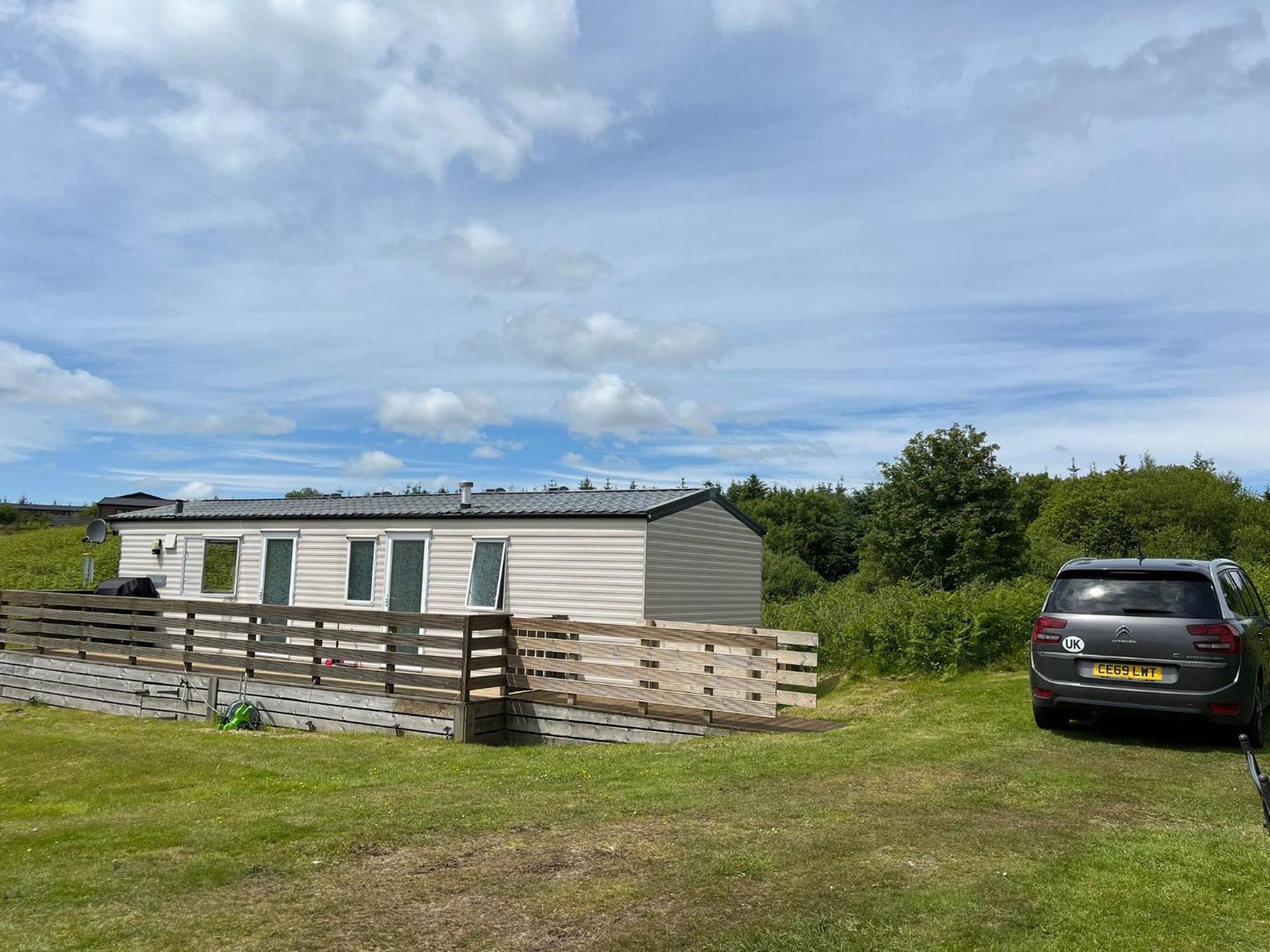 Lochview Retreat Caravan Balminnoch Eksteriør bilde