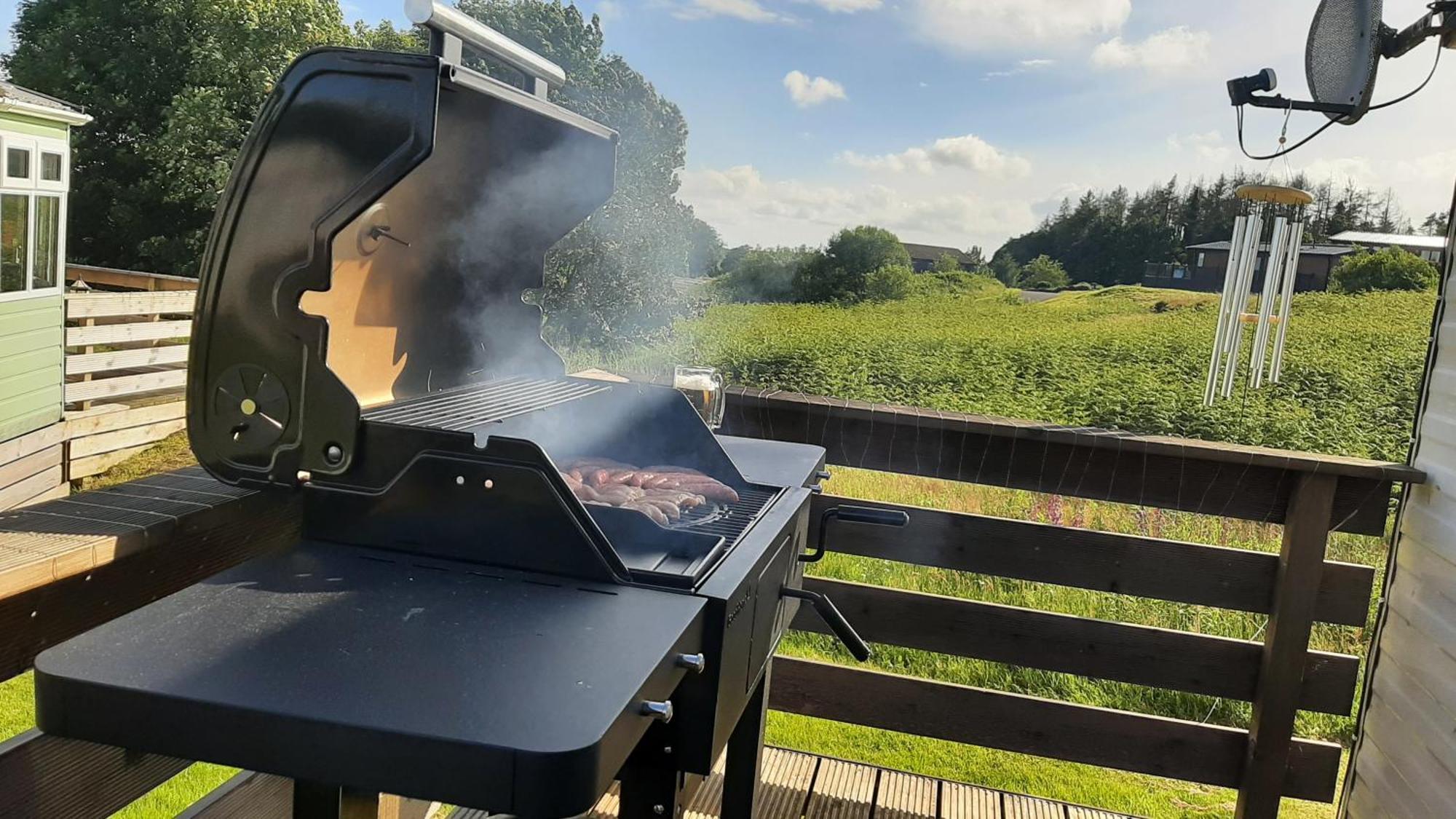 Lochview Retreat Caravan Balminnoch Eksteriør bilde