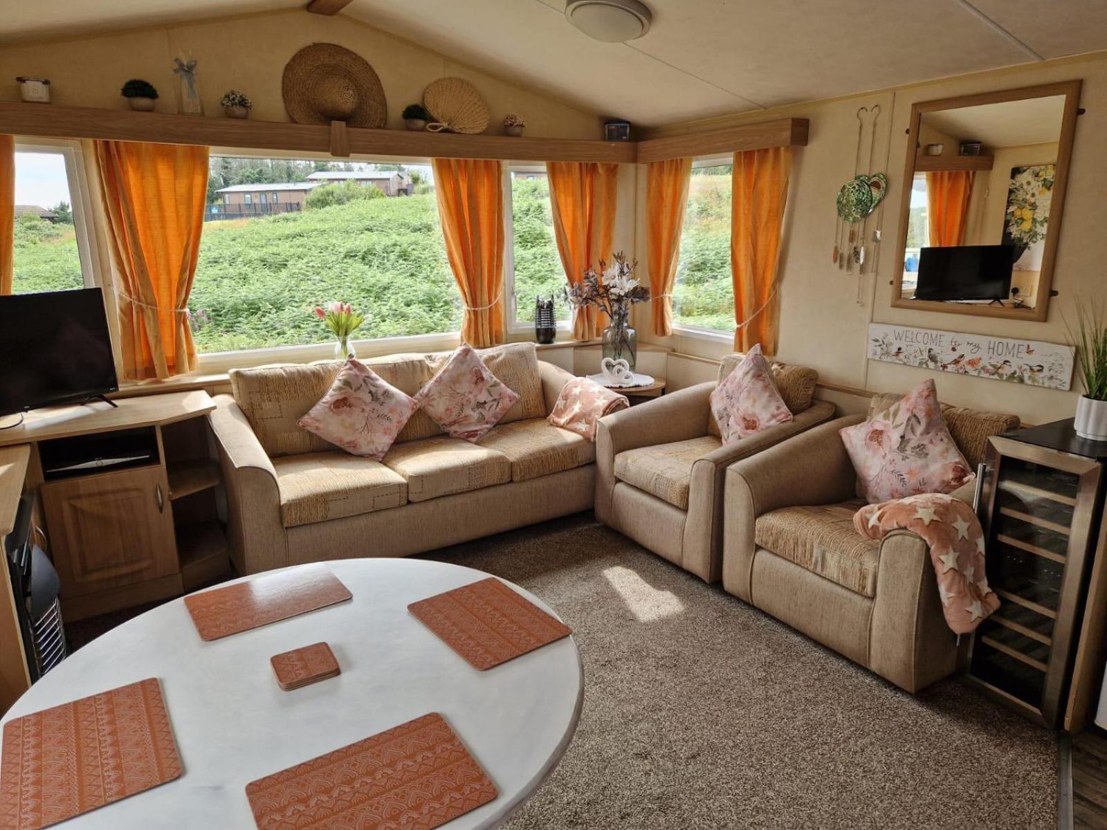 Lochview Retreat Caravan Balminnoch Eksteriør bilde