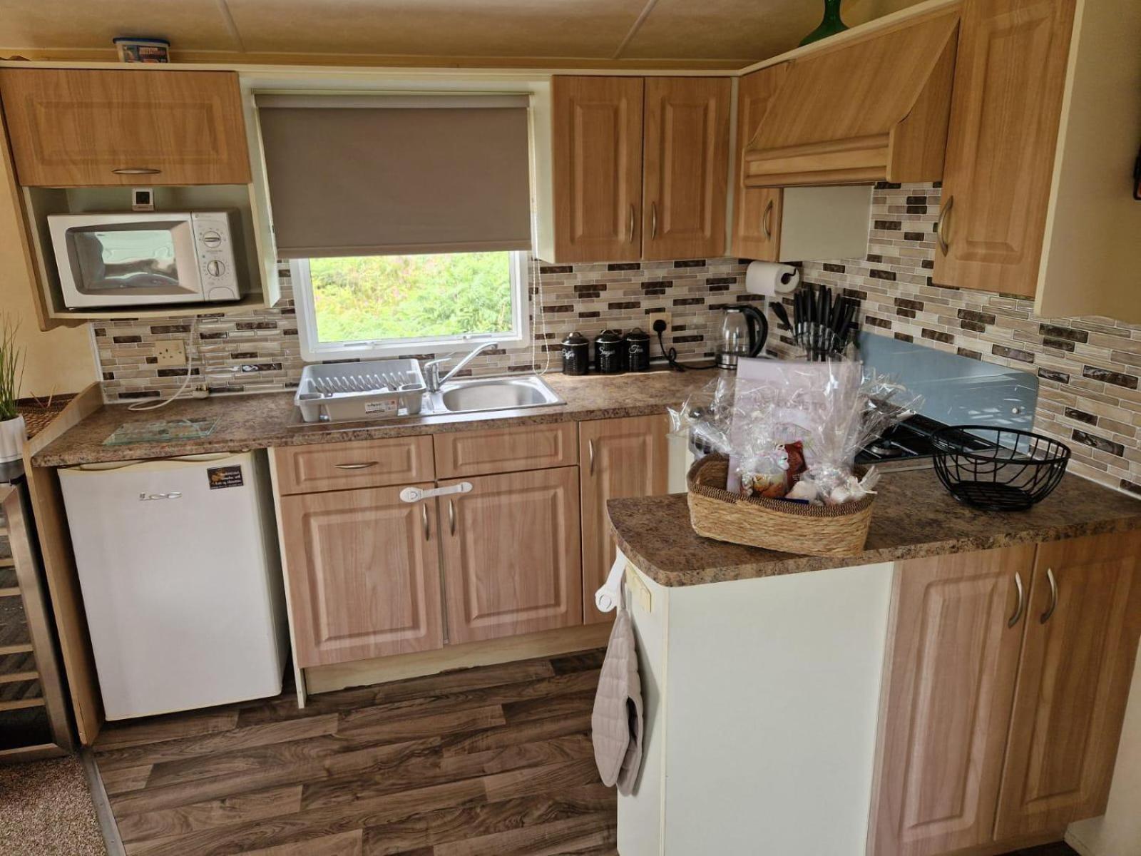 Lochview Retreat Caravan Balminnoch Eksteriør bilde